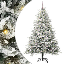 Artificial Pre-lit Kerstboom met Ballenset Groen 210 cm