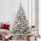 Kunstkerstboom groen 210 cm met LED verlichting