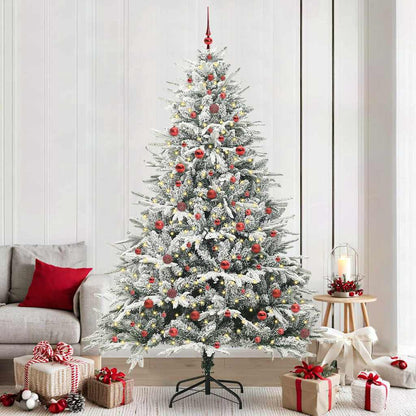 Artificial Pre-lit Kerstboom met Ballenset Groen 240 cm