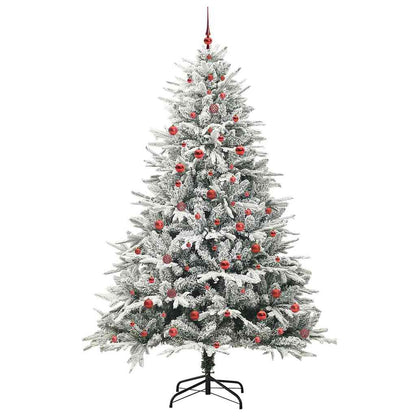 Artificial Pre-lit Kerstboom met Ballenset Groen 240 cm