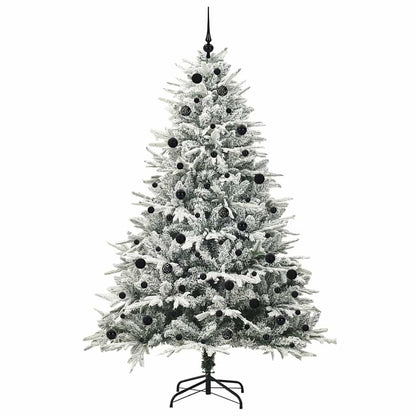 Artificial Pre-lit Kerstboom met Ballenset Groen 240 cm