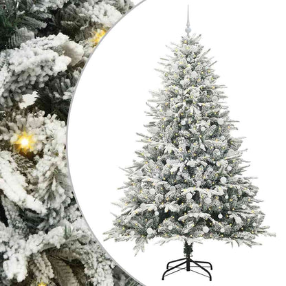 Artificial Pre-lit Kerstboom met Ballenset Groen 240 cm