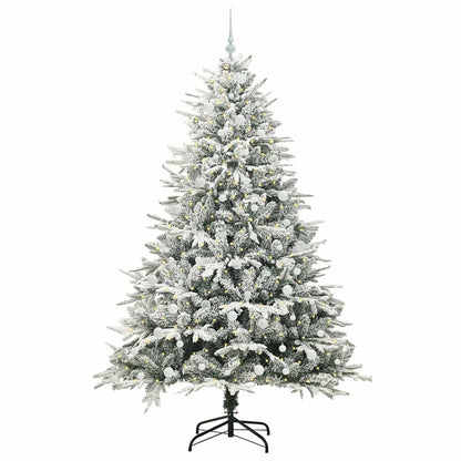 Artificial Pre-lit Kerstboom met Ballenset Groen 240 cm