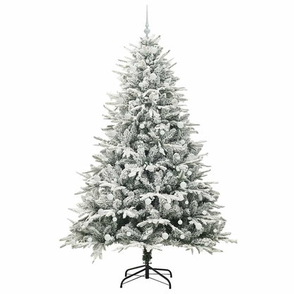 Artificial Pre-lit Kerstboom met Ballenset Groen 240 cm