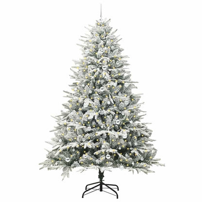 Artificial Pre-lit Kerstboom met Ballenset Groen 240 cm