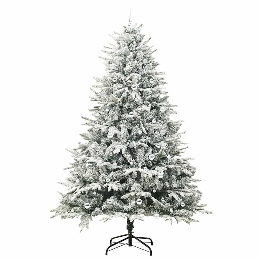 Artificial Pre-lit Kerstboom met Ballenset Groen 240 cm