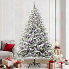 Kerstboom groen 240 cm met LED en ballenset