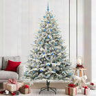 Kunstkerstboom groen 240 cm met 70 ballen
