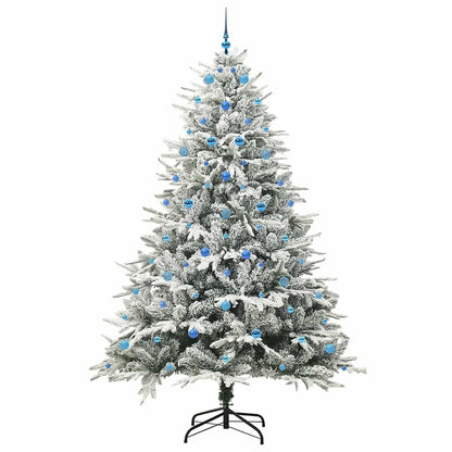 Artificial Pre-lit Kerstboom met Ballenset Groen 240 cm