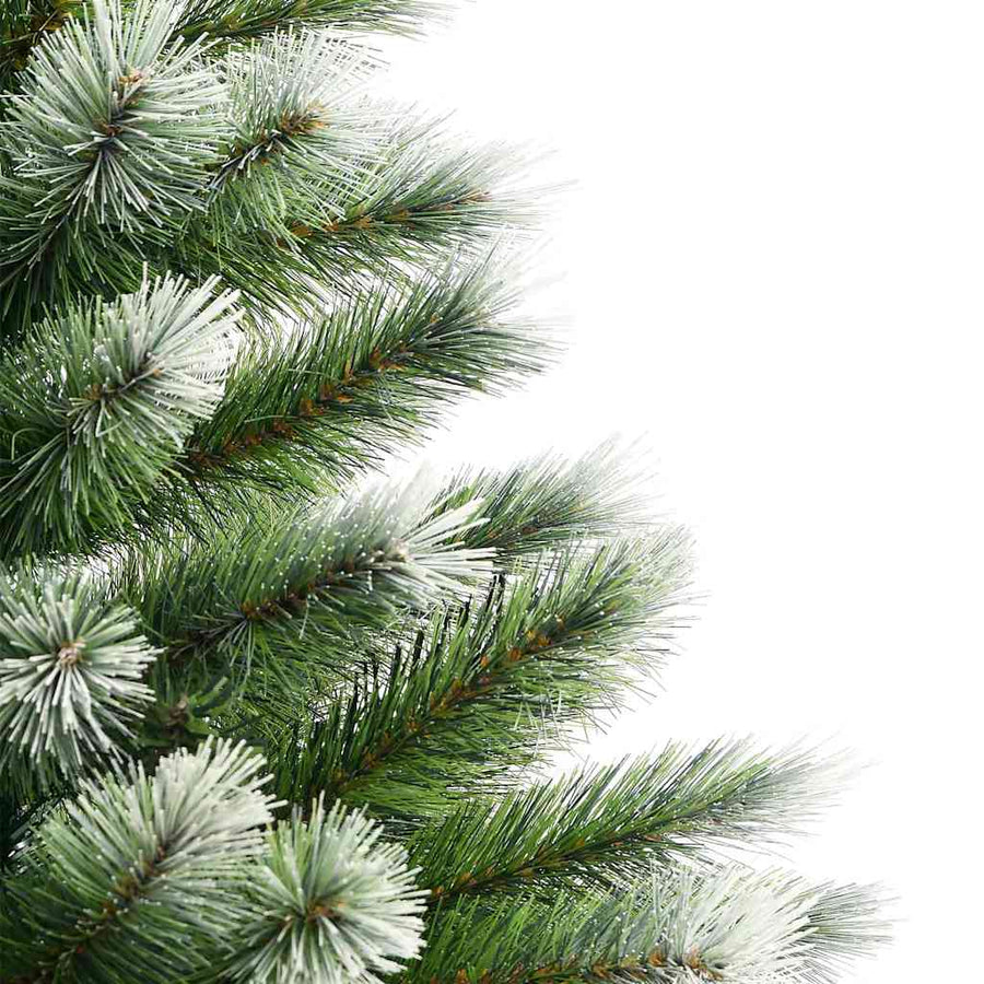Kunstmatige scharnierkerstboom met bedekte sneeuw 180 cm