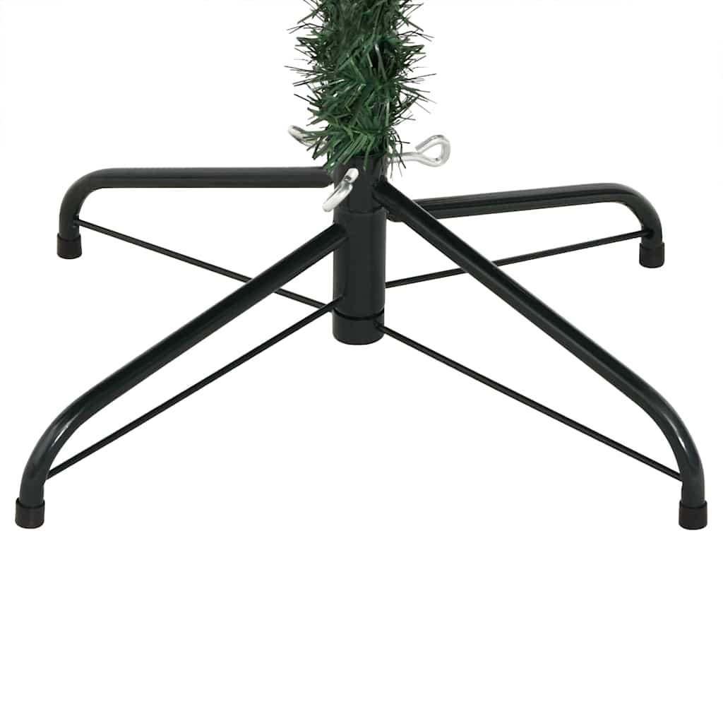 Kunstmatige scharnierkerstboom met bedekte sneeuw 210 cm