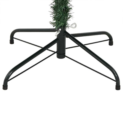 Kunstmatige scharnierkerstboom met bedekte sneeuw 210 cm