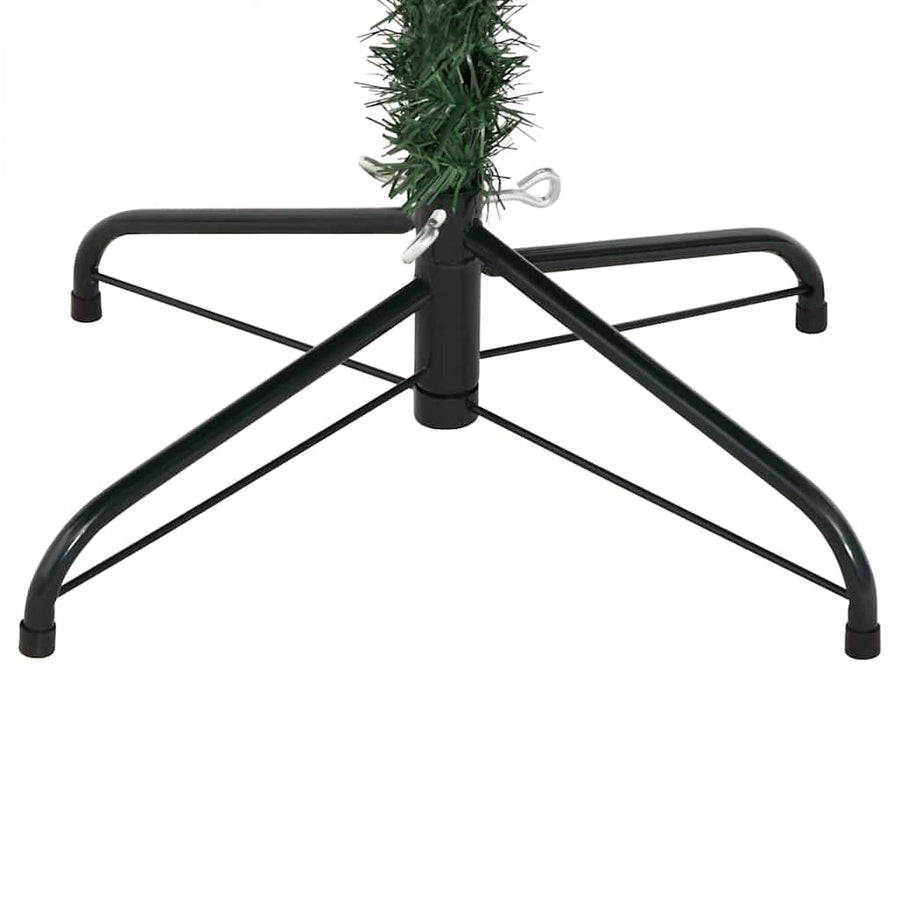 Kunstmatige scharnierkerstboom met bedekte sneeuw 210 cm