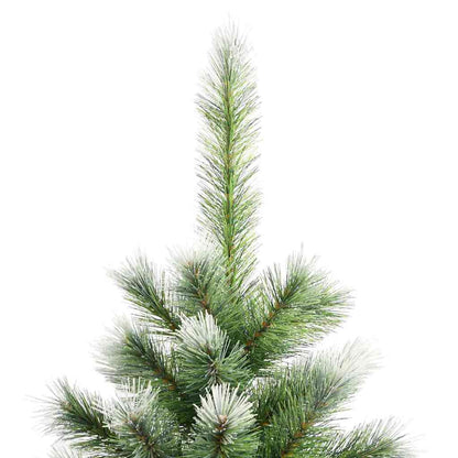 Kunstmatige scharnierkerstboom met bedekte sneeuw 210 cm