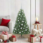 Artificial Collapsible Christmas Tree Green 120 cm PVC and Metal