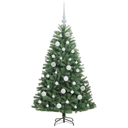 Kunstmatige Inklapbare Kerstboom Groen 120 cm PVC en Metaal