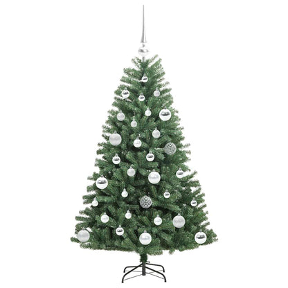 Kunstmatige Inklapbare Kerstboom Groen 120 cm PVC en Metaal