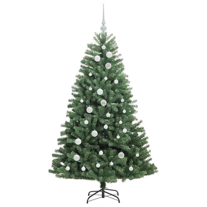 Kunstmatige Inklapbare Kerstboom Groen 150 cm PVC en Metaal