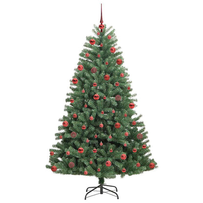 Kunstmatige Inklapbare Kerstboom Groen 180 cm PVC en Metaal
