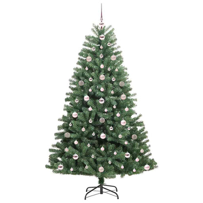 Kunstmatige Inklapbare Kerstboom Groen 180 cm PVC en Metaal