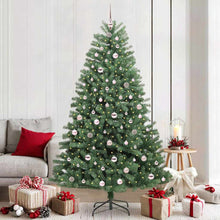 Kunstmatige Inklapbare Kerstboom Groen 210 cm PVC en Metaal