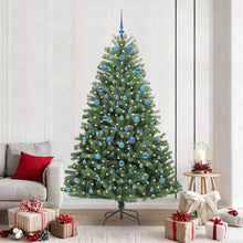 Kunstmatige Inklapbare Kerstboom Groen 210 cm PVC en Metaal