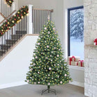 Kerstboom kunst 240 cm groen PVC metaal inklapbaar