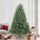 Kerstboom kunst 240 cm groen PVC metaal inklapbaar