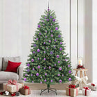 Kerstboom kunst 240 cm groen PVC metaal