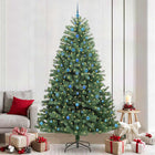 Kerstboom inklapbaar groen 240 cm PVC metaal