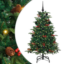 Kunstkerstboom Groen 150 cm PVC en Metaal en Plastic