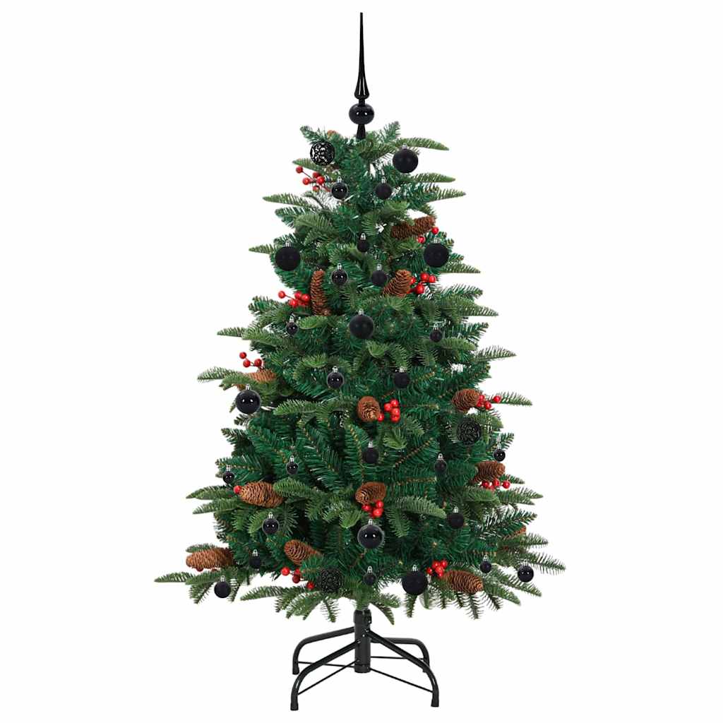Kunstkerstboom Groen 150 cm PVC en Metaal en Plastic