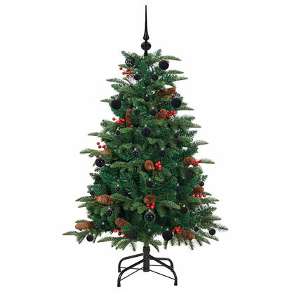 Kunstkerstboom Groen 150 cm PVC en Metaal en Plastic
