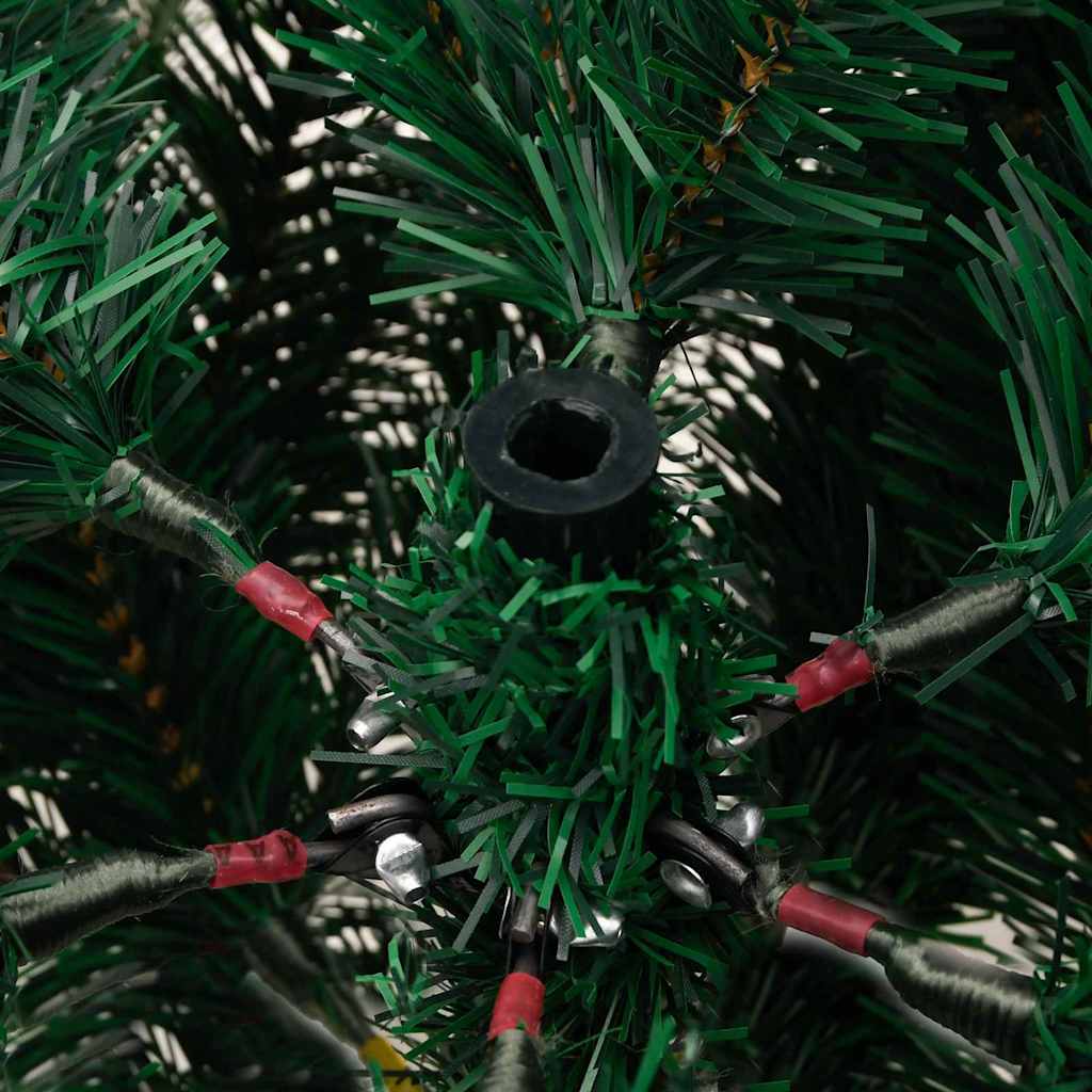 Kunstkerstboom Groen 150 cm PVC en Metaal en Plastic