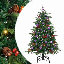 Kunstkerstboom Groen 150 cm PVC en Metaal en Plastic