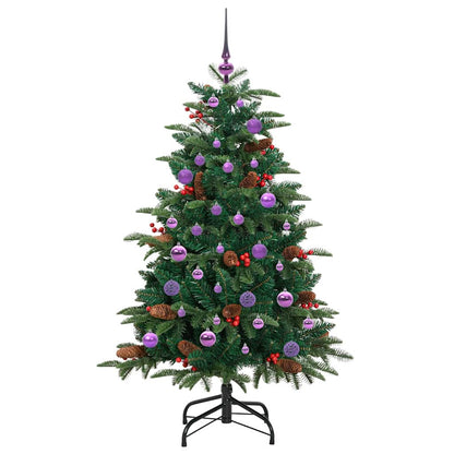 Kunstkerstboom Groen 150 cm PVC en Metaal en Plastic