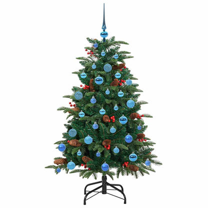 Kunstkerstboom Groen 150 cm PVC en Metaal en Plastic