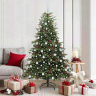 Kunstkerstboom 180 cm groen PVC metaal