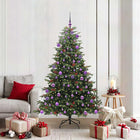 Kunstkerstboom 180 cm groen PVC metaal plastic