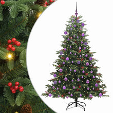 Kunstkerstboom Groen 180 cm PVC en Metaal en Plastic