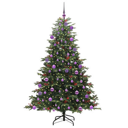 Kunstkerstboom Groen 180 cm PVC en Metaal en Plastic