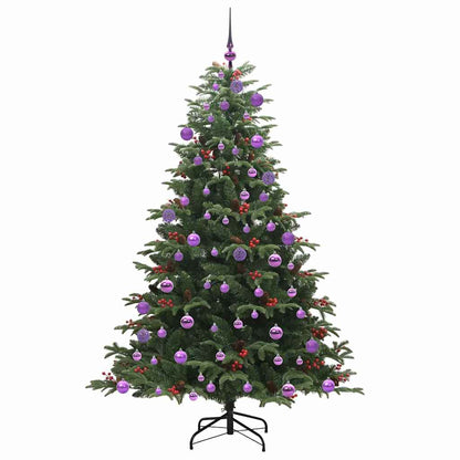 Kunstkerstboom Groen 180 cm PVC en Metaal en Plastic