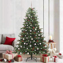 Kunstkerstboom Groen 210 cm PVC en Metaal en Plastic
