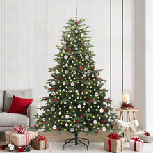 Kunstkerstboom Groen 240 cm PVC en Metaal en Plastic