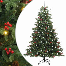 Kunstkerstboom Groen 240 cm PVC en Metaal en Plastic