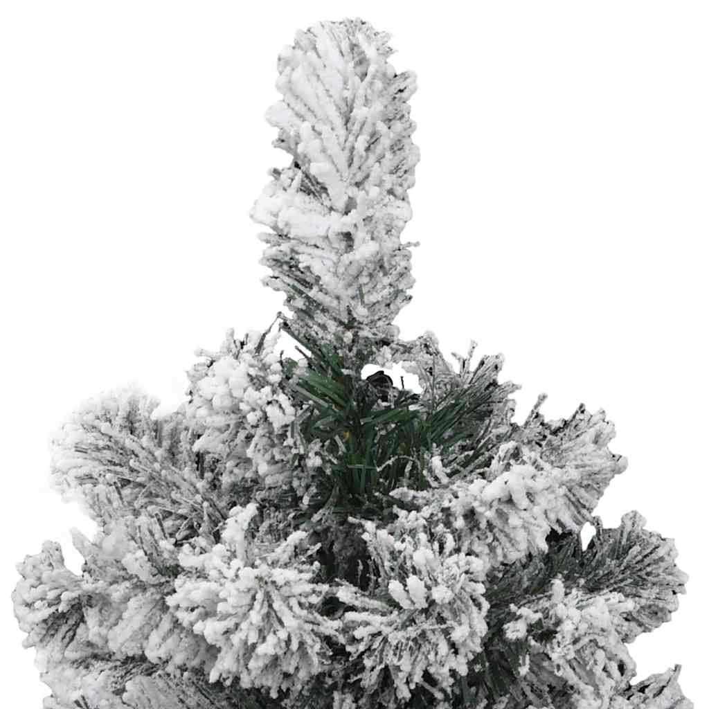 Kunstmatige Inklapbare Kerstboom Groen en wit 120 cm PVC