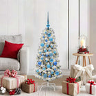 Artificial Collapsible Christmas Tree Green and White 120 cm