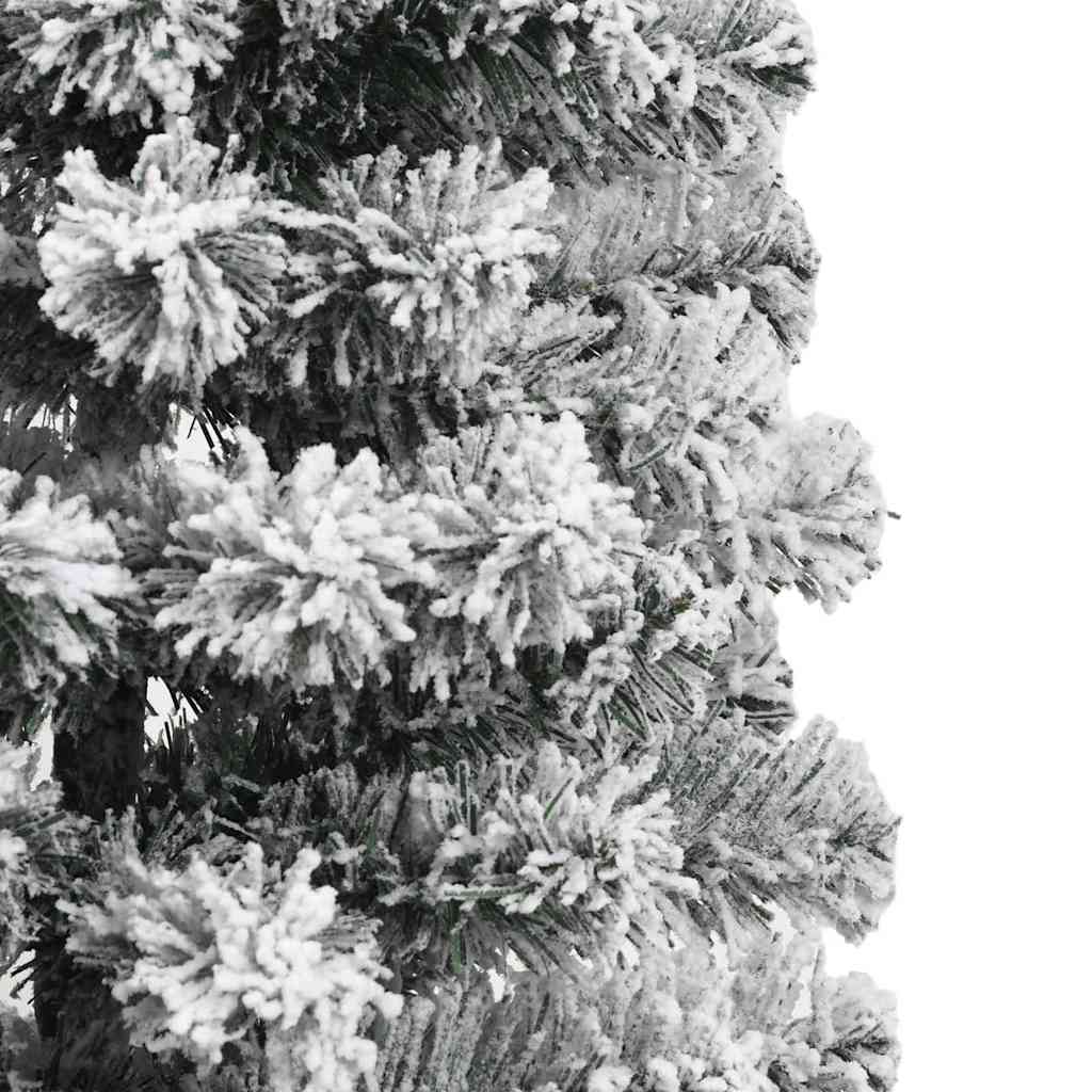 Kunstmatige Inklapbare Kerstboom Groen en wit 150 cm PVC