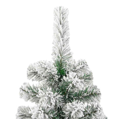Kunstmatige Inklapbare Kerstboom Groen en wit 180 cm PVC