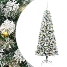 Kunstmatige Inklapbare Kerstboom Groen en wit 180 cm PVC